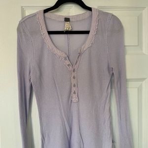 Free People Long sleeve lilac shirt (XS)